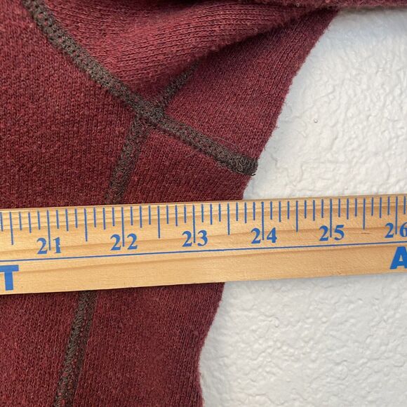 Tommy Bahama Men's *XXL Reversible 1/4 Zip Mock Sweater Brown/Maroon - Picture 6 of 7